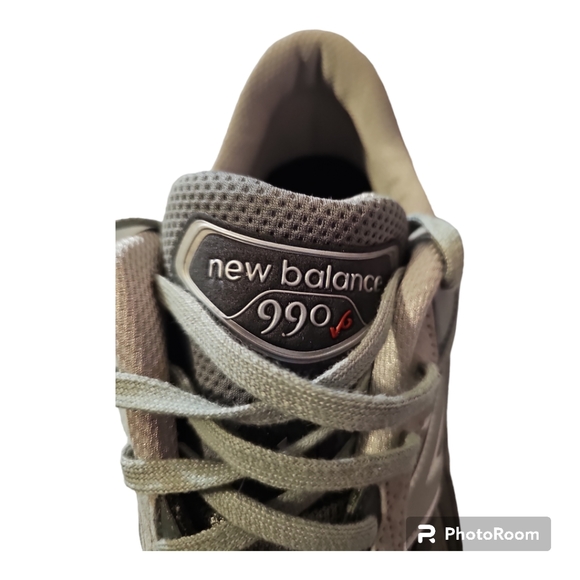 EUC New Balance 990v6 gray running shoes,  size 14EEEE. - Picture 3 of 10